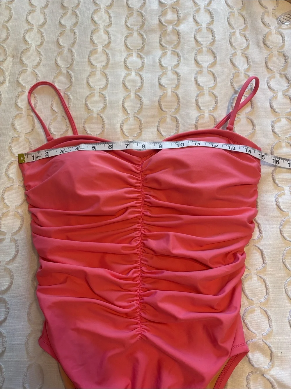 J. Crew Ruched Sweetheart One-piece Swimsuit NWT size 10 BF176